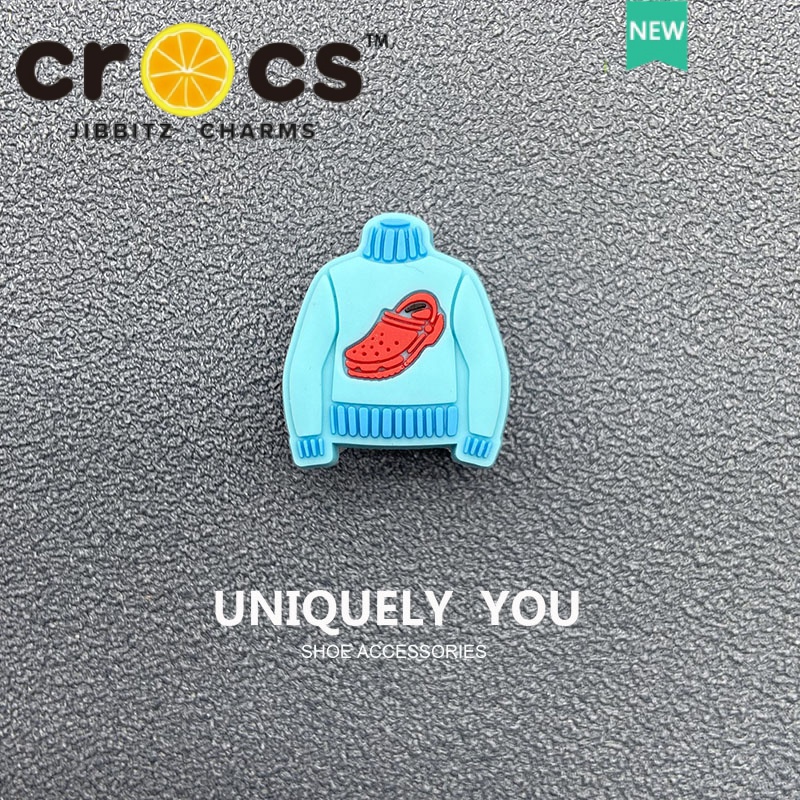 Khóa Cài Giày crocs Hình Người Tuyết Dễ Thương DIY jibbitz Ice Series