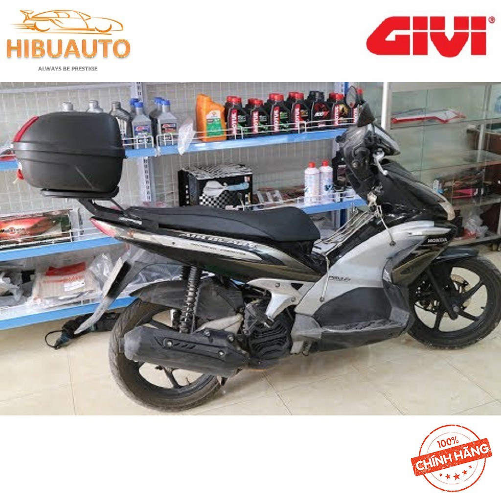 Thùng đựng đồ xe máy Givi E26N Micro 26L Kèm đế đệm Hàng chính hãng