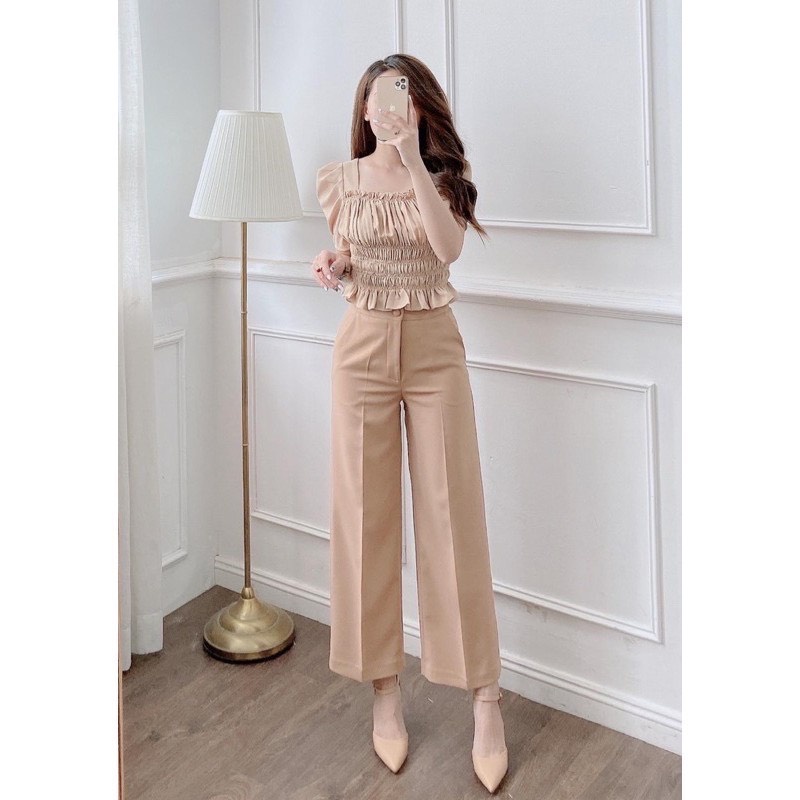 [Flasale](Ảnh Thật) Quần ống rộng Culottes siêu sang chảnh