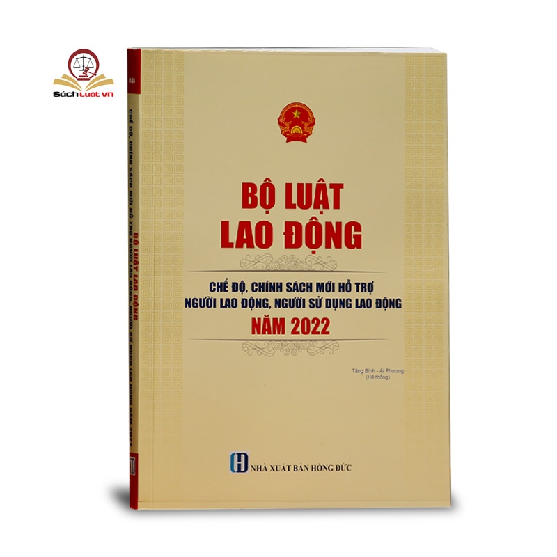 Sách - Bộ luật lao động - chế độ, chính sách mới hỗ trợ người lao động, người sử dụng lao động năm 2022