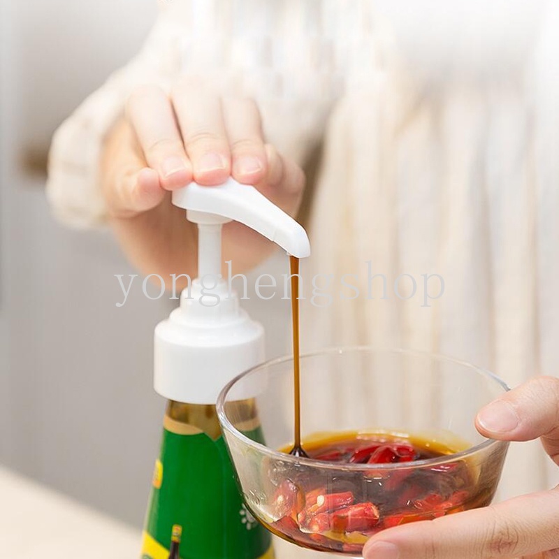Bình đựng nước sốt/ giấm dạng nhấn tiện dụng cho nhà bếp