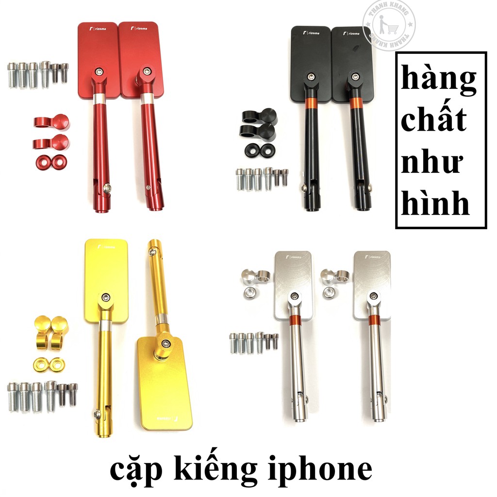 kính chiếu hậu xe máy kiểng iphone cnc thanh khang