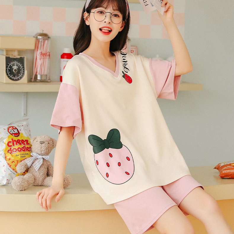 Đồ bộ nữ cộc tay mặc nhà thời trang mới nhất