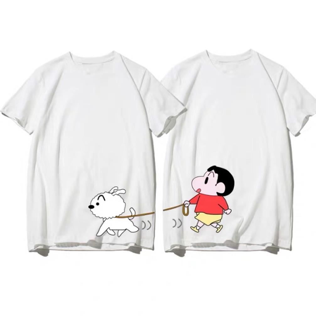 ( MẪU HOT ) Áo Đôi Nam nữ hình shop mẹ gấu Áo thun cotton cổ tròn