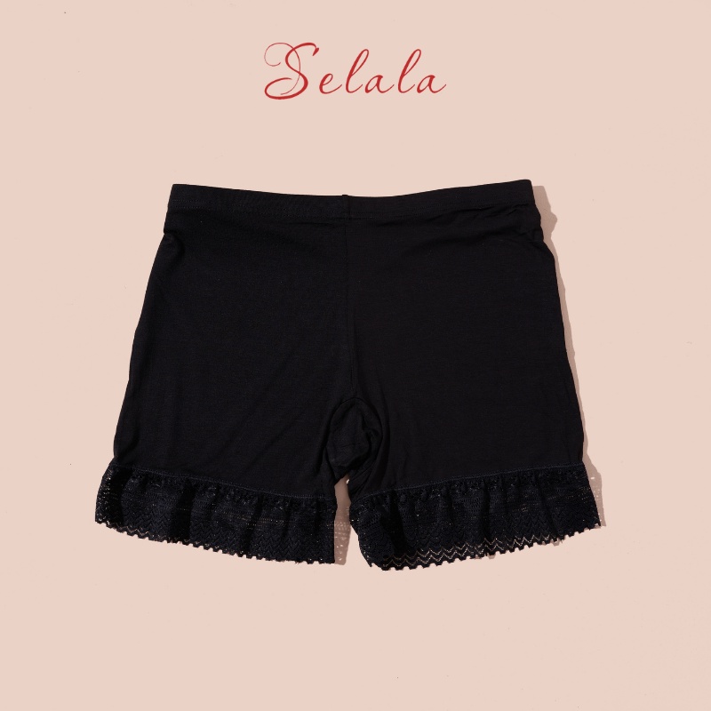 Quần Mặc Váy Selala Phối Ren Dáng Ôm Nâng trọn Vòng 3 Thông Thoáng QV06