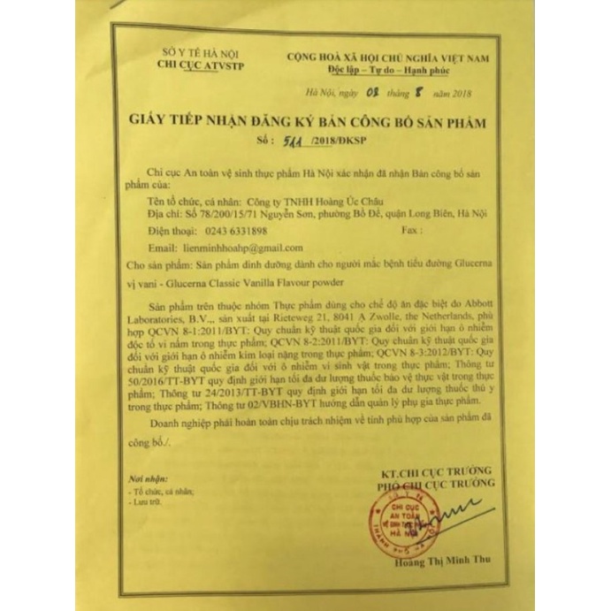 SỮA BỘT GLUCERNA ÚC 850g (DÀNH CHO NGƯỜI TIỂU ĐƯỜNG) (MẪU MỚI)