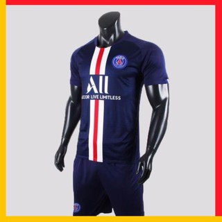 [Xả kho - Cắt Lỗ] [Freeship - Siêu Rẻ] Bộ Quần Áo Bóng Đá Câu Lạc Bộ PSG màu xanh mùa giải 2019 2020