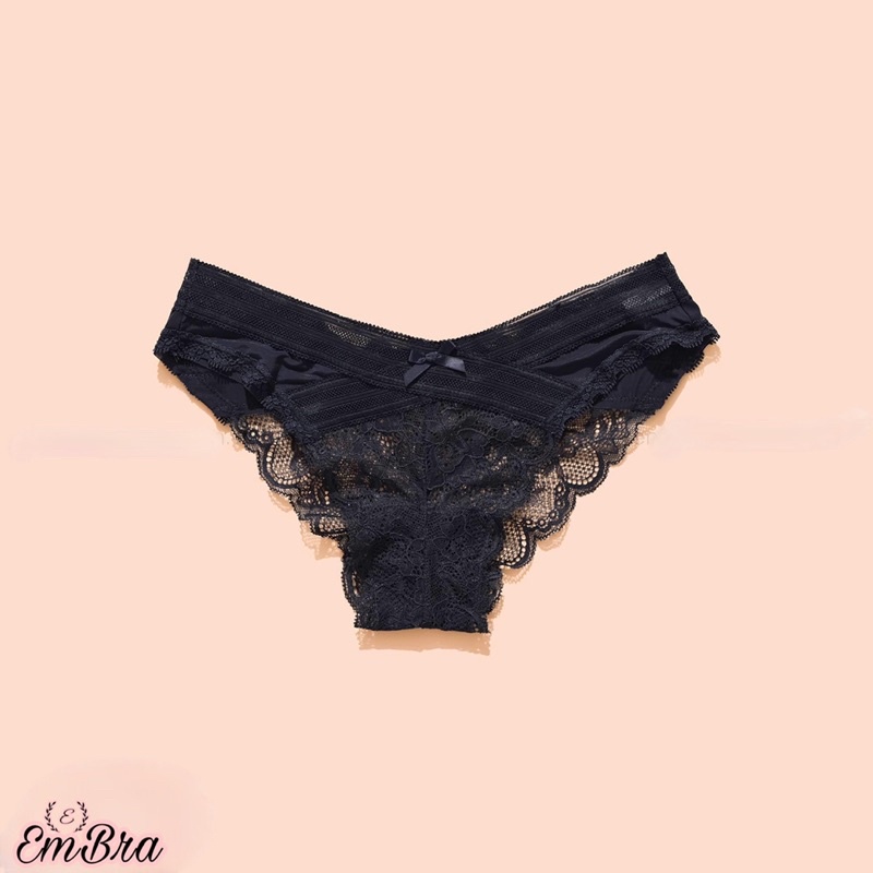 Quần Lót Nữ Ren Siêu Sexy Cạp Thấp Ren Mềm Nhẹ Mã EBQL08