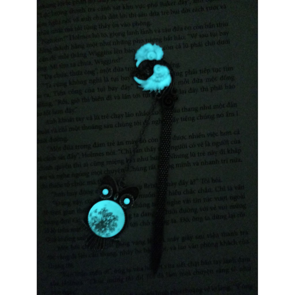 Đánh dấu sách bookmark dạ quang Chim cú xinh xinh