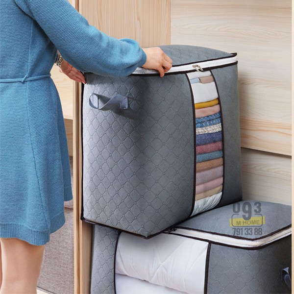 Túi Đựng Quần Áo Chăn Màn, Túi Vải đựng đồ 48x48