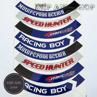 Tem vành bản to RACING BOY - MS34
