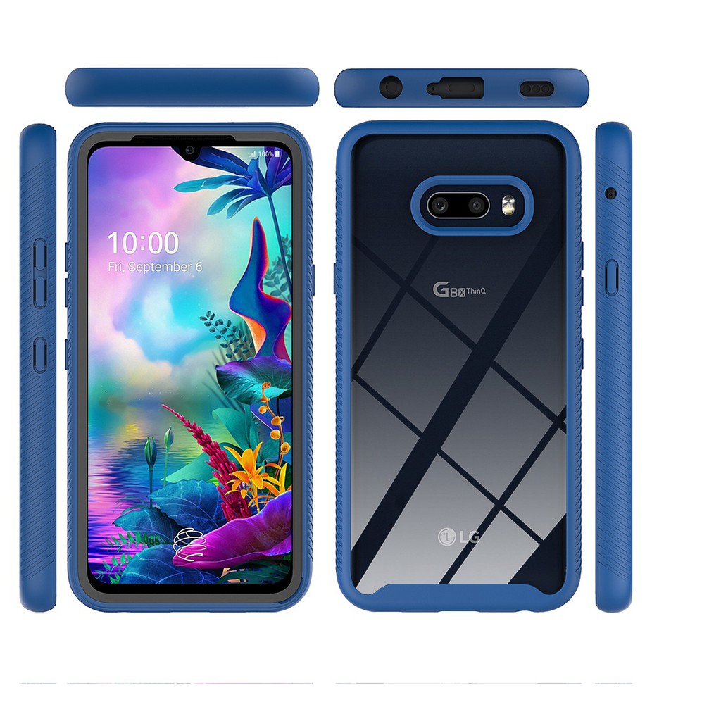 LG G8x / V50s Ốp lưng chống sốc viền màu