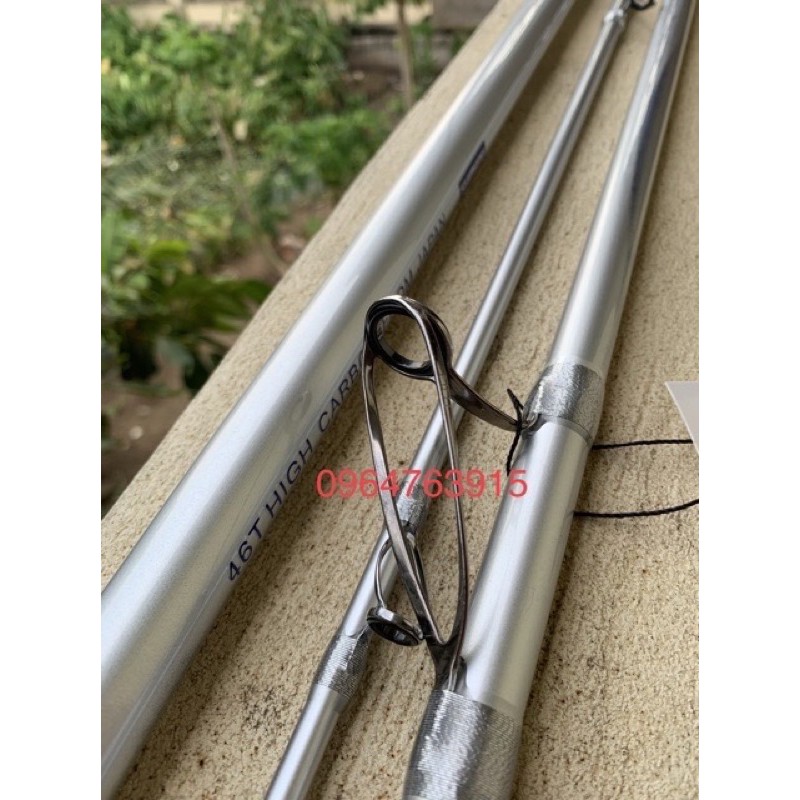 Cần câu lục 3 khúc dài 4m25 shimano khuyên pát fuji cần tải cá 30kg y hình siêu giảm giá