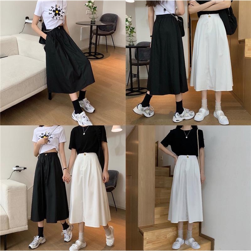 Chân Váy Lưng Cao Thiết Kế Mới Xinh Xắn Thời Trang Dành Cho Nữ