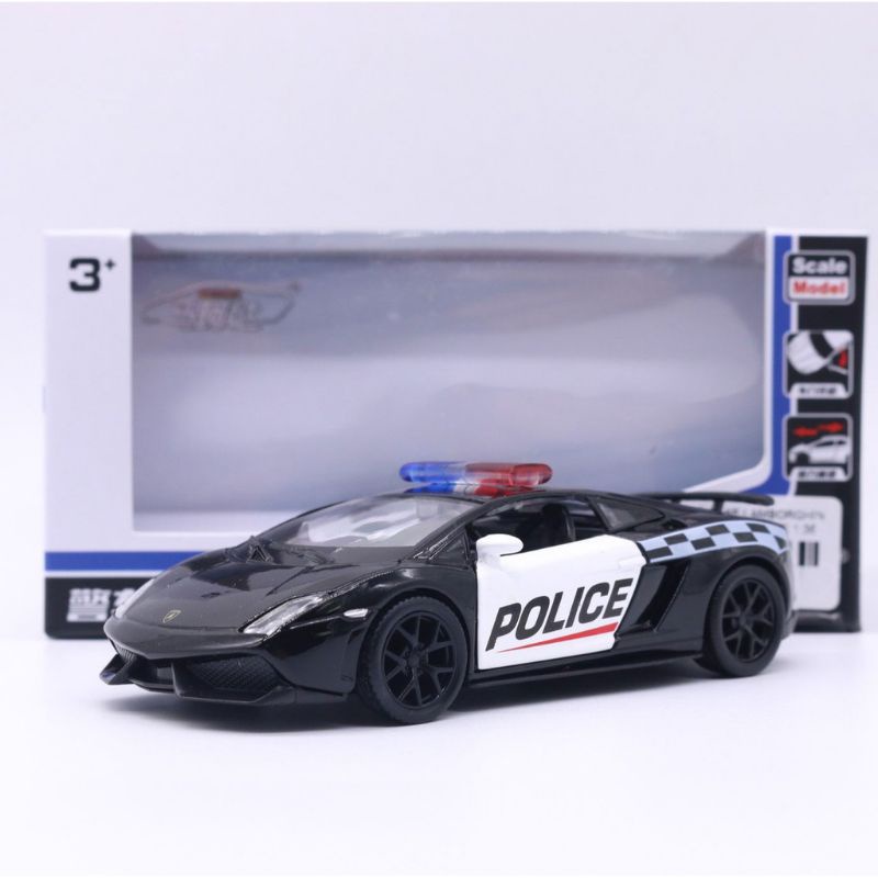 ĐỒ CHƠI XE OTO cảnh sát mô hình đúc kim loại tỉ lệ 1:36