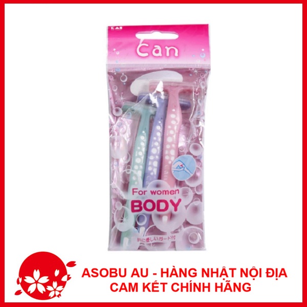 Set 3 dao cạo lông mày, lông mặt, lông nách CAN KAI Nội địa Nhật Bản