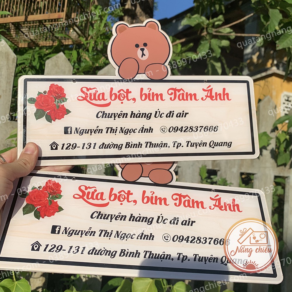 Bảng hiệu treo cửa hàng, bảng hiệu bán hàng online_ Bảng hiệu shop mẫu mới nhất 2021