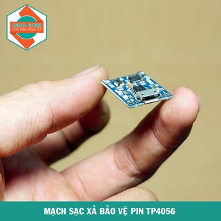 Mạch sạc pin TP4056 có IC bảo vệ