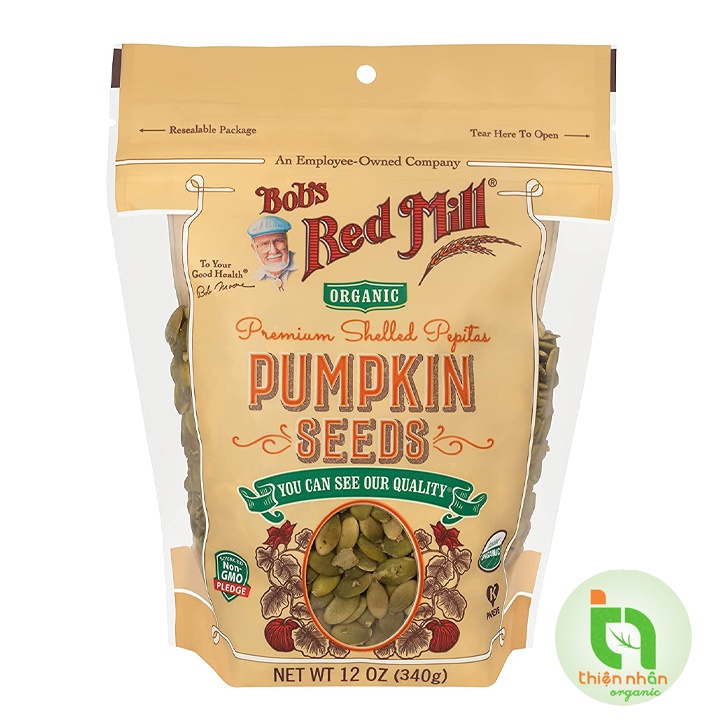 Hạt bí hữu cơ Bob's Red Mill 340gr Organic Pumpkin Seed