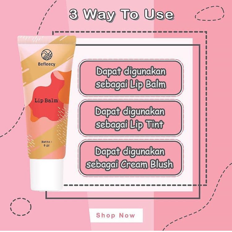 (Hàng Mới Về) Son Dưỡng Môi Fleecy 2 Trong 1 Tiện Dụng Chất Lượng Cao | BigBuy360 - bigbuy360.vn