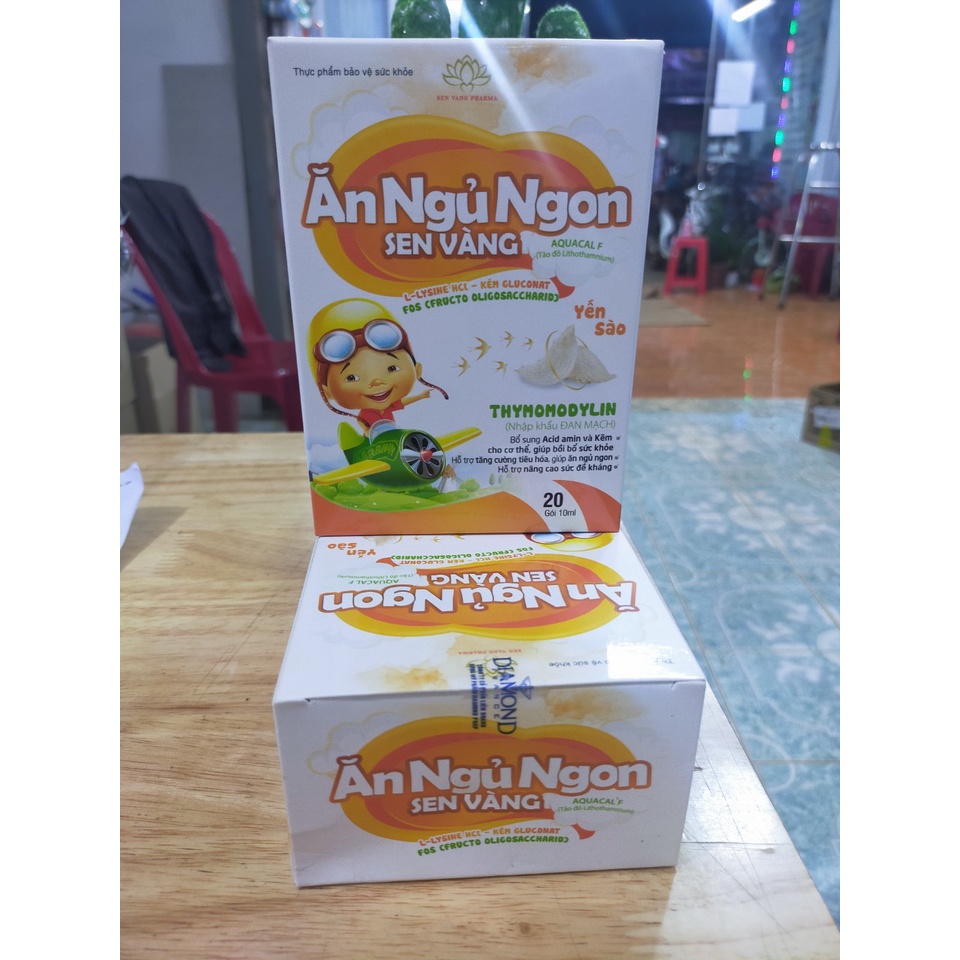 Siro Ăn Ngủ Ngon Sen Vàng Giúp Trẻ Hết Biếng Ăn, Tăng Cường Hấp Thu