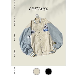 Áo khoác bomber chateaux chất dù 2 lớp