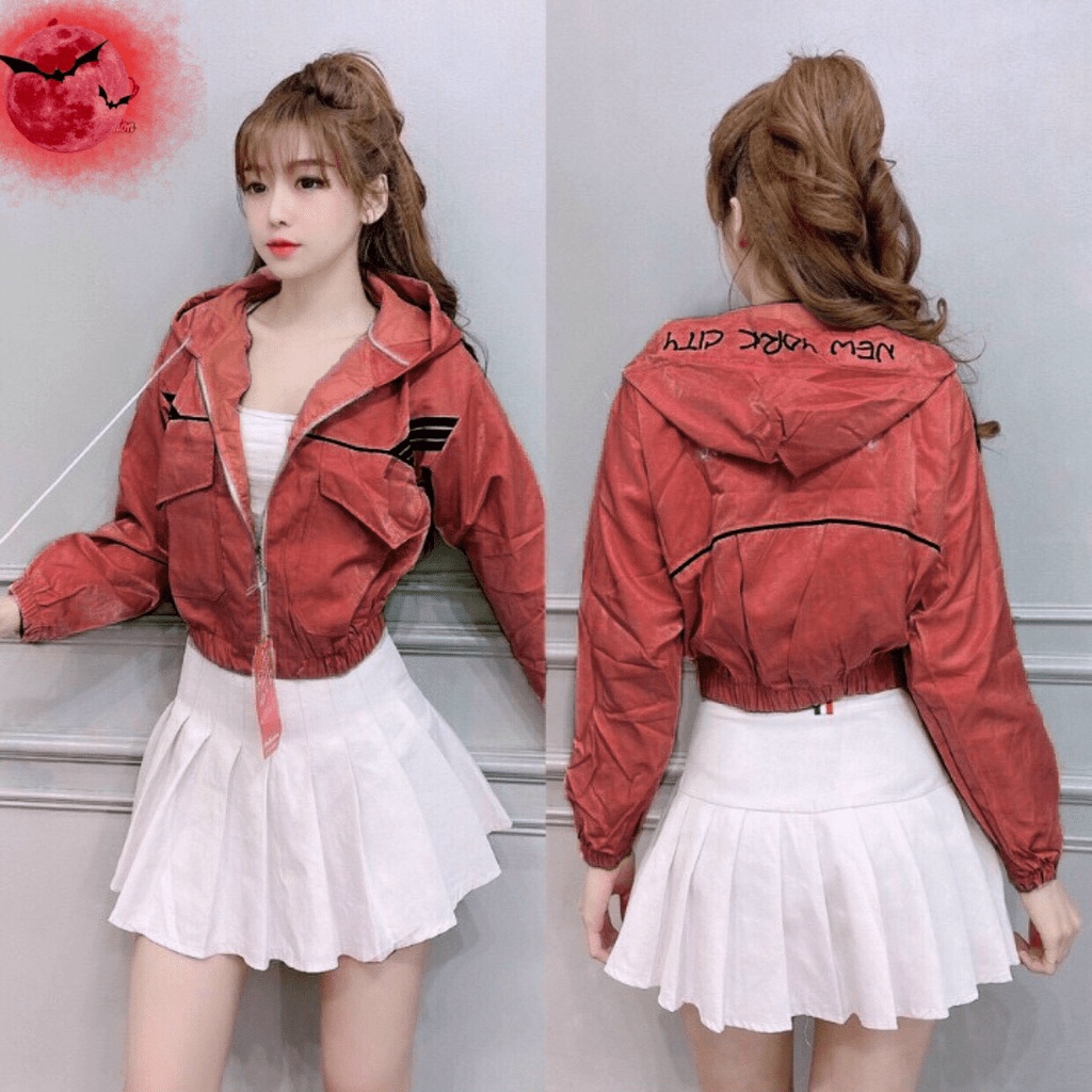 Áo khoác dù 2 lớp che mưa chống nắng cản gió cực tốt , có mũ siêu xịn , thời trang đẹp cho giới nữ KOKO MI