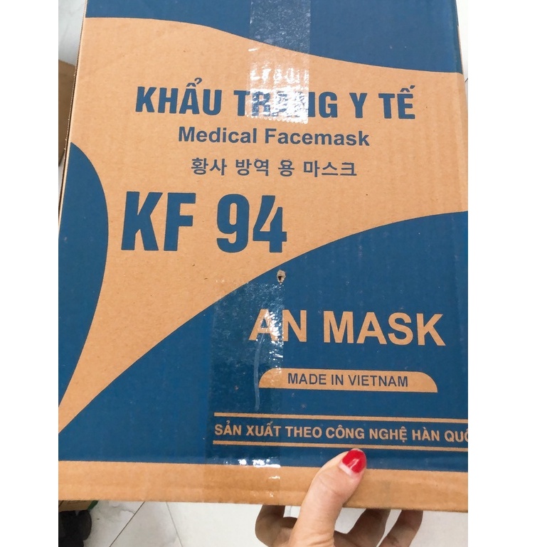 Khẩu trang KF94 4 Lớp - Kháng Khuẩn, Chống Bụi Mịn ( Gói 10c )