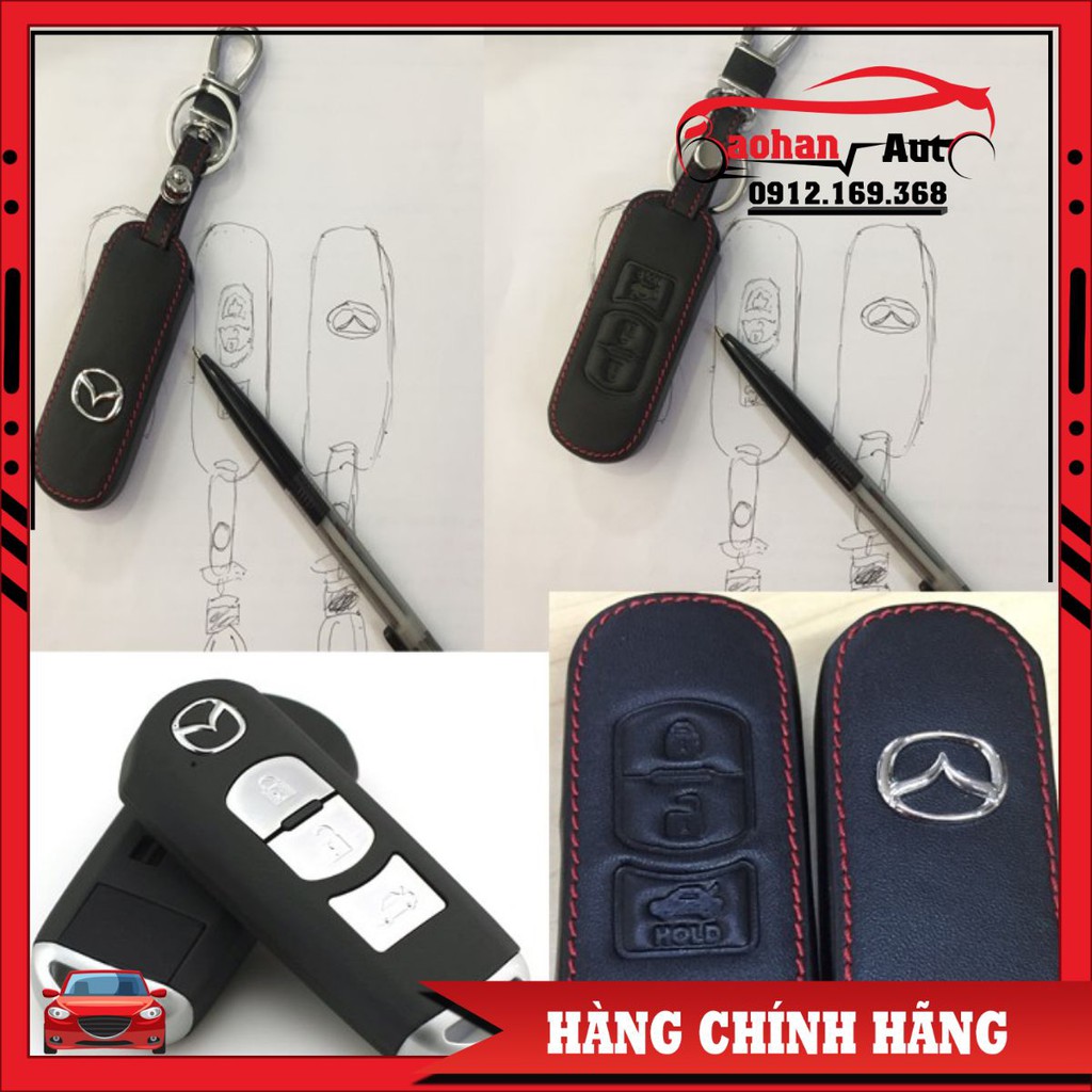 (GIÁ SỐC) BAO DA CHÌA KHÓA CHO CÁC DÒNG XE MAZDA (MAZDA 2, MAZDA3, MAZDA 6, MAZDA CX5, MAZDA CX8)