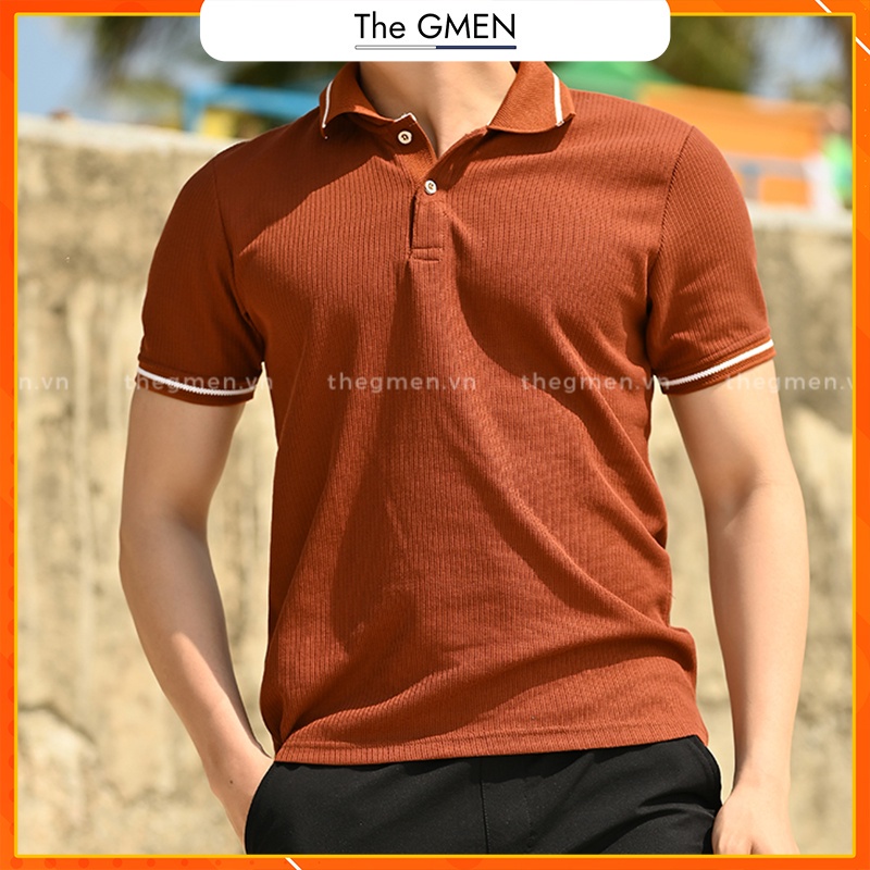 Áo Polo nam The GMEN Pima Polo Shirt bề mặt dệt Double Face siêu mềm mịn, chuẩn form