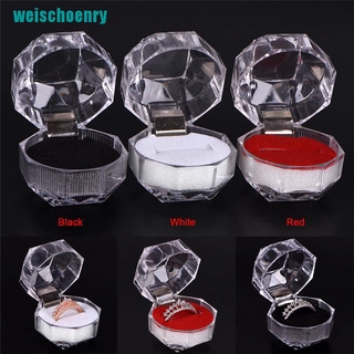 ✲Hộp Đựng Nhẫn Cưới / Đính Hôn Bằng Acrylic Trong Suốt