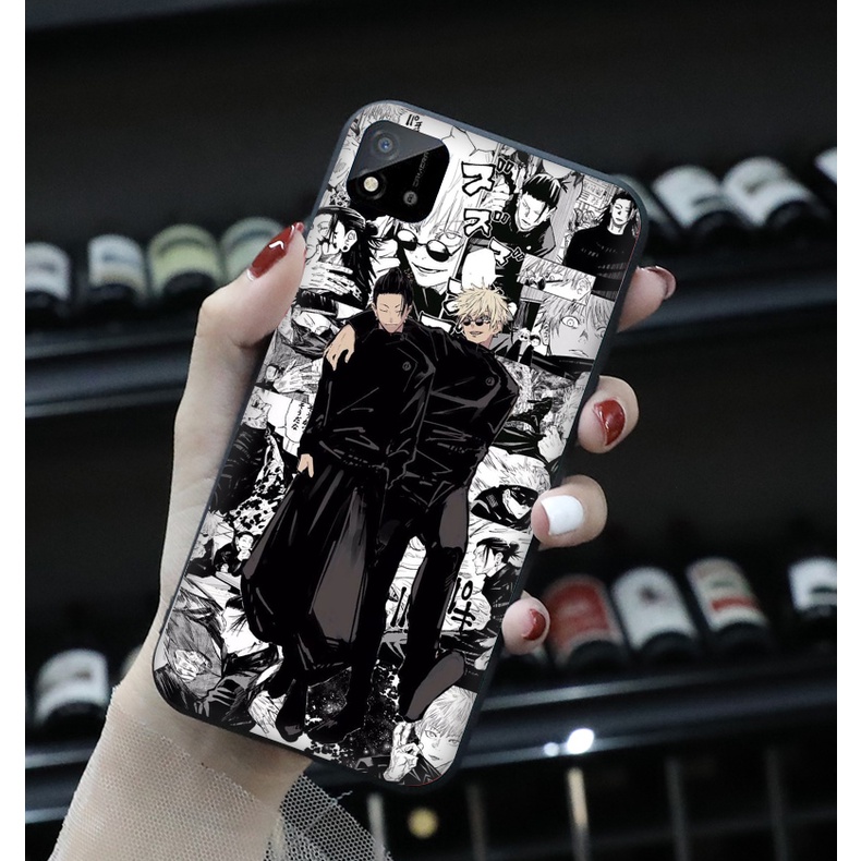 Ốp Điện Thoại Mềm Hình Jujutsu Kaisen Gojo Satoru A Cho Realme C11 C12 C15 C17 C20 C21 C21Y