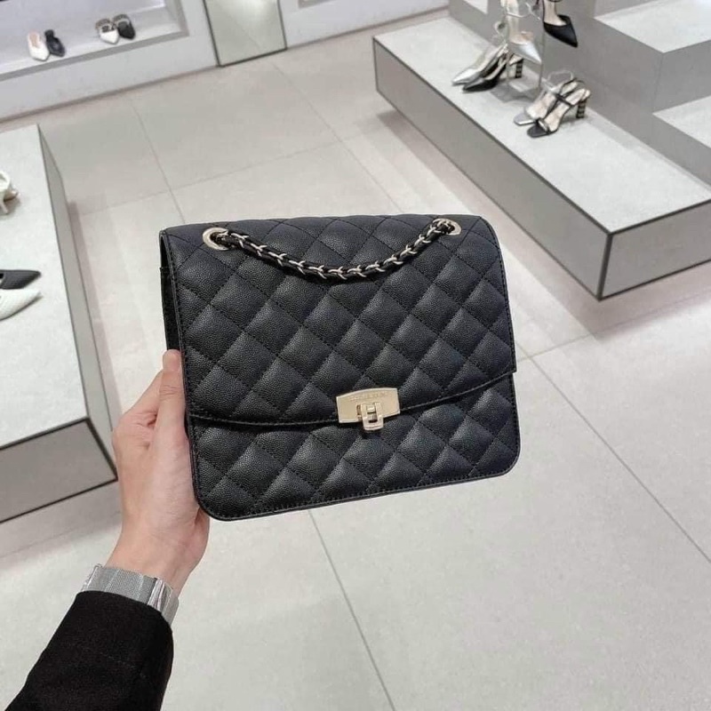 Túi  trám ô Cnk nhám cao cấp size 25cm. Thiết kế ngăn rộng