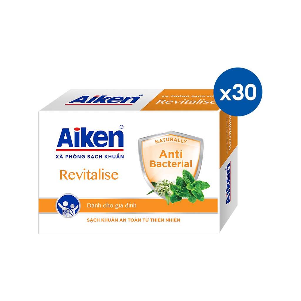 Nước rửa tay sạch khuẩn Aiken 500g + Xà phòng trà xanh Aiken 90g