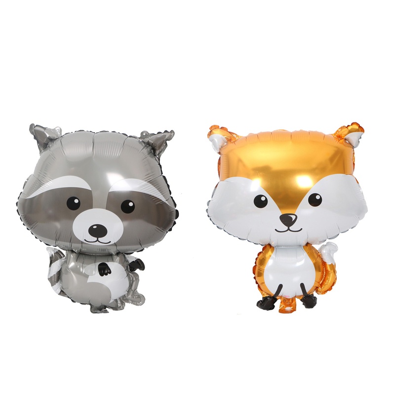 Bong bóng lá nhôm hình động vật dễ thương dùng trang trí tiệc sinh nhật cho bé