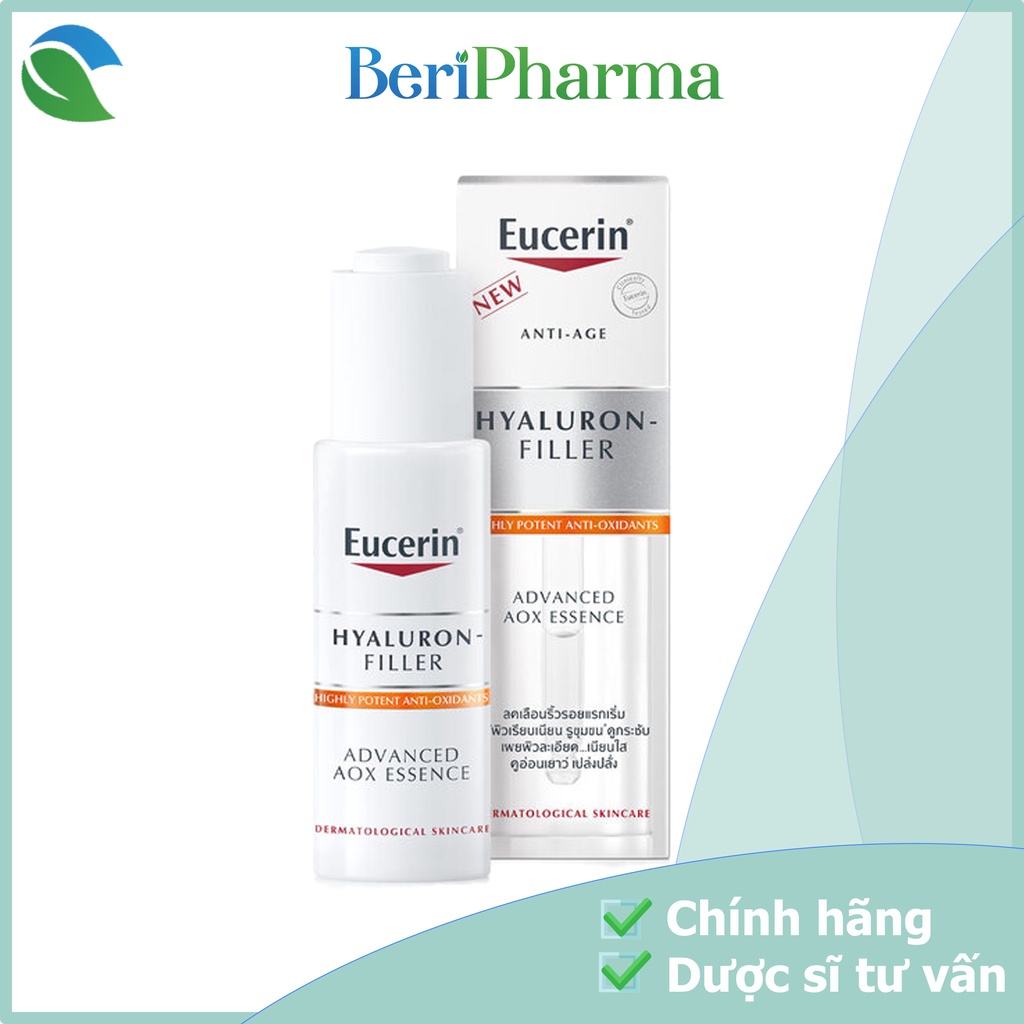 Eucerin Tinh Chất Ngăn Ngừa Lão Hóa Hyaluron Filler Advanced AOX Essence 30ml