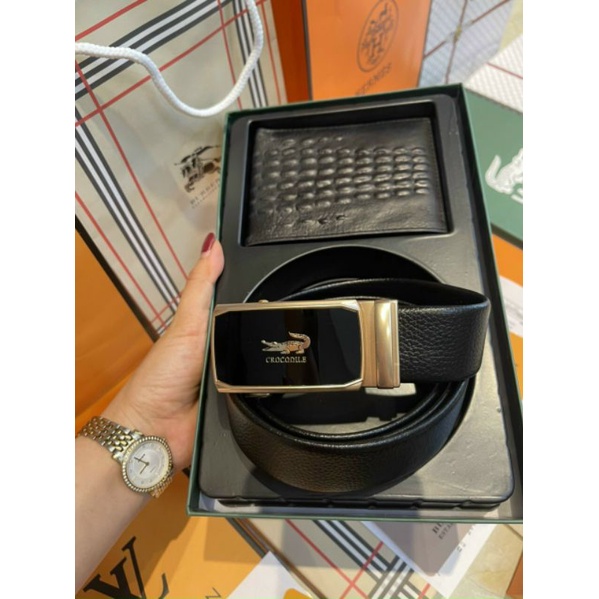 SET VÍ VÀ THẮT LƯNG NAM FULL BOX CAO CẤP