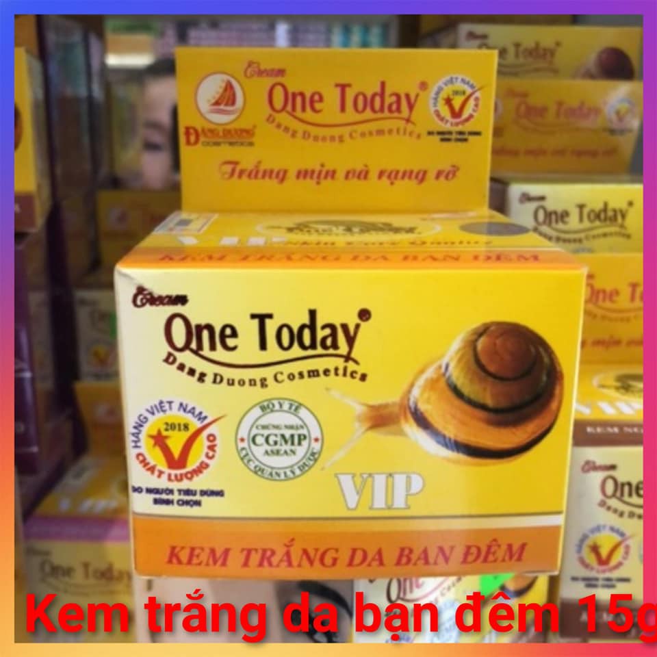 [ chuẩn hàng 100%] kem one today trắng da ban đêm 15g