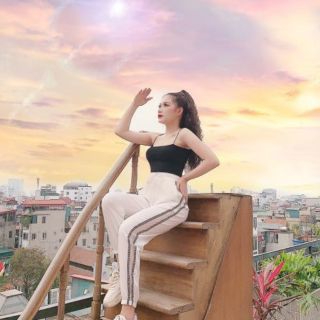Quần Jogger Lưới Chữ Cá Tính