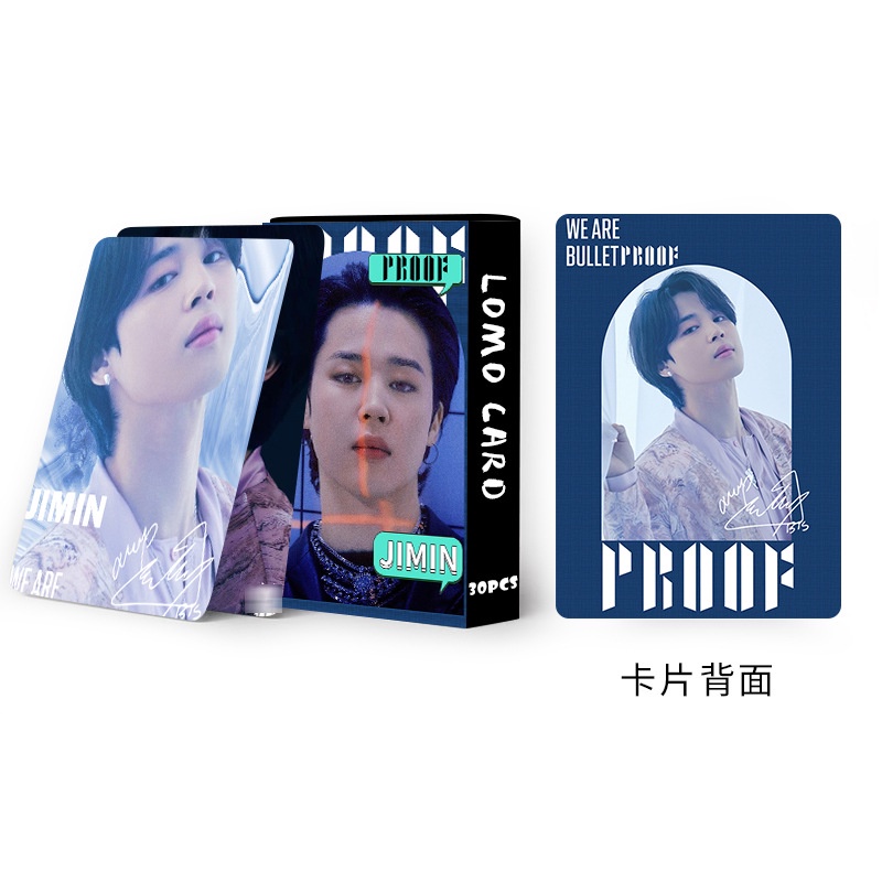 BTS Album PROOF JIMIN Photocard Lomo Card Double-sided Color Printing