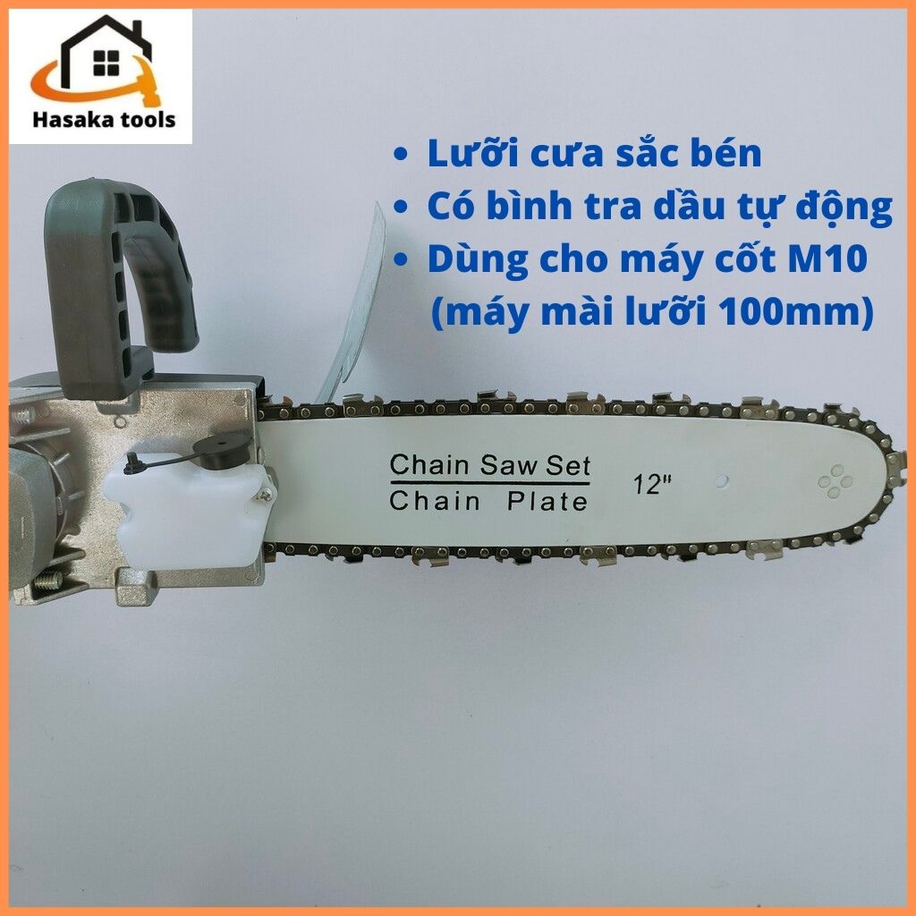Lưỡi cưa xích gắn máy mài dùng cho máy cắt cầm tay 1 tấc