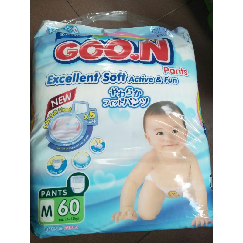 Bỉm quần GOON FRIEND MẪU MỚI (M54+6),(L46+6),(XL40+6),(XXL34+6)