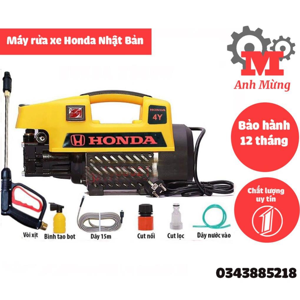 Máy rửa xe HONDA Nhật Bản công suất 2900w-máy rửa xe máy bảo hành 12 tháng