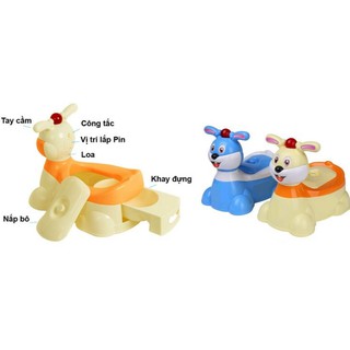 Bô Vệ Sinh Thỏ Có Nhạc Cho Bé
