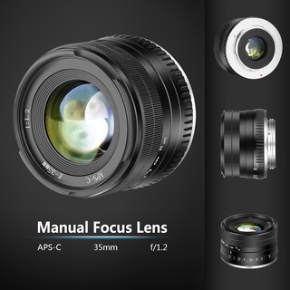 Ống kính 35Mm F1.2 hợp kim nhôm thay thế cho máy Fuji X X-A1 X-A10 X-A2 X-A3 X-M1 X-M2 X-T1