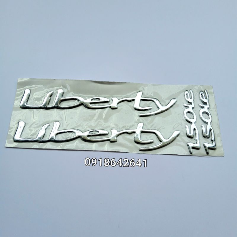 Bộ tem chữ Liberty 150 ie như zin