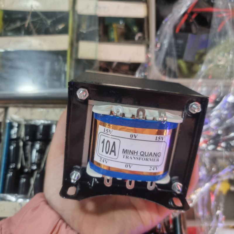Biến Áp 10A Đối Xứng 24V -15V