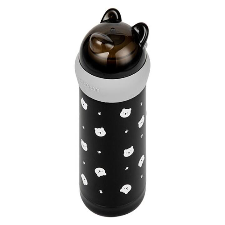 Bình Giữ Nhiệt ARTBOX Hàn Quốc Nắp Đậy Hình Gấu Màu Đen Thời Trang