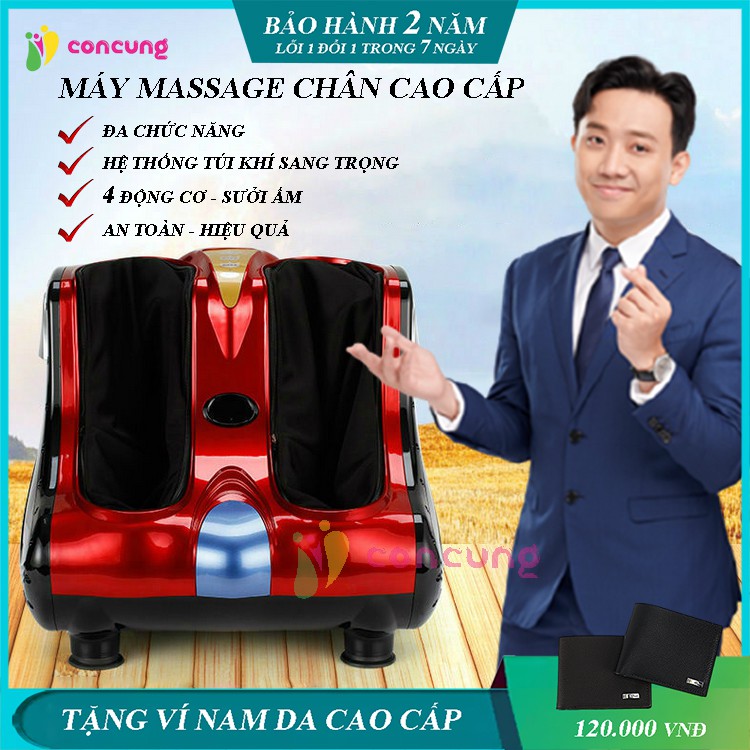 Máy massage chân, máy mát xa chân cao cấp massage bấm huyệt từ bắp chân tới lòng bàn chân Bảo hành 2 năm lỗi 1 đổi 1