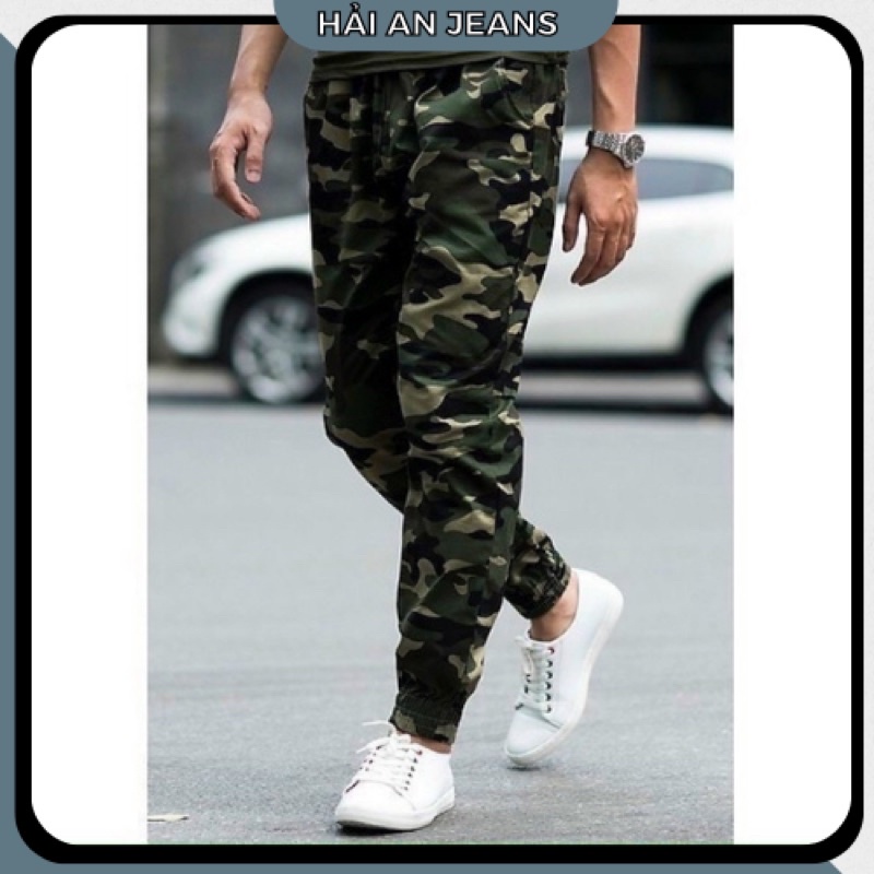 Quần jogger nam kaki túi hộp - vải co giãn - form slim cực đẹp